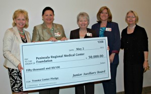 Junior Auxiliary Board Presents PRMC With $50,000 Check