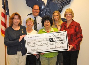 Star Charities Presents Girl Scouts $2,500 Check