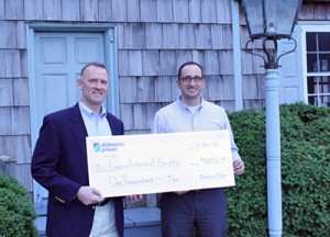 Delmarva Power Presents Check To Lewes Historical Society