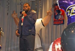 Ravens’ Oher Comes To Salisbury, Says He ‘Wouldn’t Change A Thing’