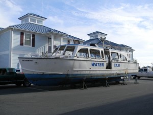Retired Water Taxi Ready For Sinking Off Coast