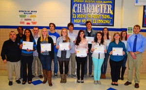 SD High History Department Recognizes Top Writers From Fall Semester