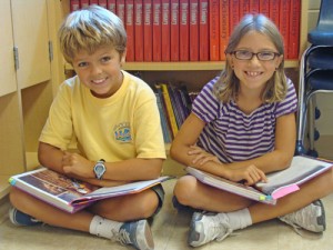OC Elementary Students Enjoy Partner Reading
