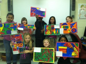 Buckingham Elementary Students Complete Arts Immersion Lesson