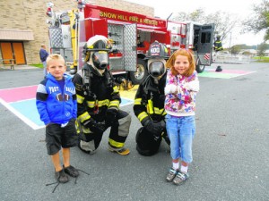 SH Volunteer Fire Department Visits SH Elementary