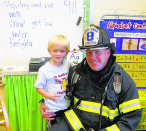 OC Firefighter Visits OC Elementary During Fire Prevention Week
