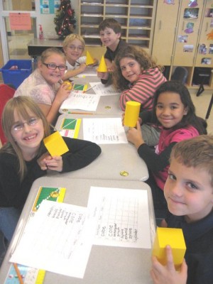 OC Elementary 3rd Graders Work On Three-Dimensional Shapes