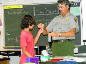 NASA And National Park Service In Assateague Work With SD Seventh Grade Class