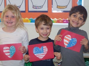 OC Elementary Students Create Valentines Messages For Military Vets