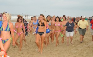 Weather Hurts First-Ever Bikini Parade Turnout