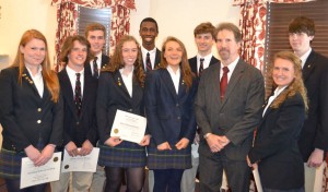 Worcester Prep School Inducts New Members Into William E. Esham, Jr. Cum Laude Society