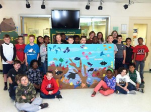 Buckingham Elementary Fourth Graders Read About Coral Reef Habitats