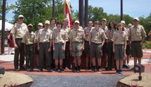 OC/Berlin Boyscout Troop 225 Volunteered At Memorial Day Ceremony At The Worcester County Veterans Memorial In OP
