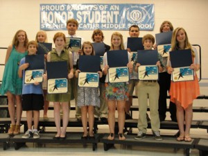 SD Middle School Students Receive Rising Star Awards Durning Honors Ceremony