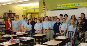 Bank Of OC Employees Teach Financial Literacy Class To Most Blessed Sacrament Students