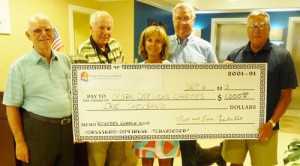 Fritschle Group Donates $1,000 To OC Lions’ Wounded Warriors Fund