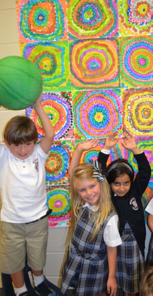 Worcester Prep’s Lower School Art Classes Celebrate International Dot Day