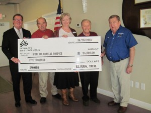 OC Elks Lodge Donates $5,000 To Coastal Hospice