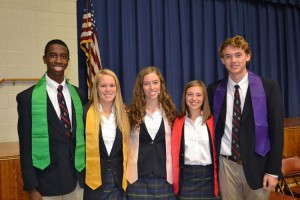 National Honor Society Members Led Worcester Prep Induction Ceremony