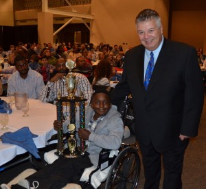 Injured BIS Student Honored with Tough Guy Award