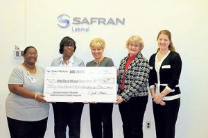 United Way Recognizes Safran Labinal For Its Support During Annual Campaign