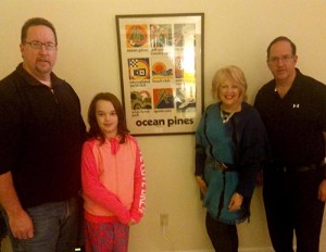 Heintz Wins Vintage Ocean Pines Poster For Ocean Pines Players Raffle