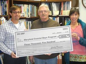 Ocean City Surfrider Chapter Donates $3,500 To Maryland Coastal Bays Program