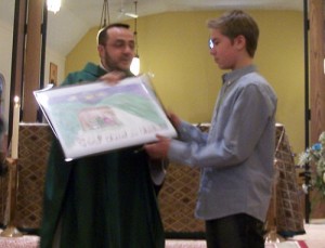 Fuchsluger Wins First Place In Knights Of Columbus Drawing Contest