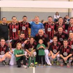 The 26th Ocean City Recreation and Parks Department’s St. Patrick’s Indoor Soccer Tournament concluded last weekend with the adult men’s and women’s divisions. Pictured above, the Three Brothers Pizza team shows off its championship trophy after beating River Soccer Club in the title game.Submitted photo