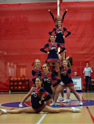 Worcester Prep School’s Cheerleaders Provide Support As Well As Show