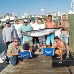 The 131-pound wahoo caught by angler John Schaar and the crew of the “Odinspear” broke the previous state record of 111 pounds caught in 2003. Submitted Photos