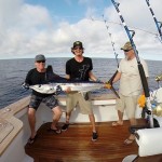 One day after winning the skate bowl title at the Dew Tour, Bucky Lasek, a Maryland native, caught his first white marlin aboard the “Odinspear”. 