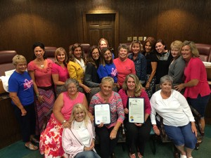 OC Mayor And Council And The Worcester County Commissioners Issue Proclamation Designating October As Breast Cancer Awareness Month