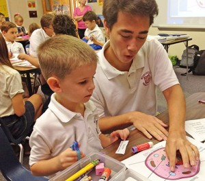 Worcester Prep Sophomore Biology Class Invites Kindergarten Class To Learn About Animal Cells