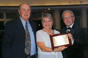 Special Award Of Appreciation Presented To Pat And Richard Marchesiello For 15 Years Of Support To The OP Boat Club Board