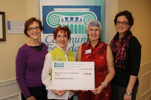 Carol Steffy Spirit Of Esther Fund At CFES Contributes $500 To Bay Area Center For Independent Living