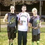Tyler Boyle (left) was named the Ocean City Flag Football League Defensive MVP, while Adam Rones (center) was named Special Teams MVP and Brandon Ball (right) was named Offensive MVP.Submitted photo
