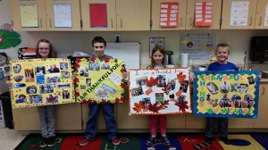OC Elementary Second Grade Class Write Stories About What They Are Thankful For