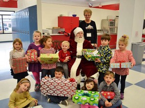 Worcester Prep’s Lower School Students Bring Presents To Santa