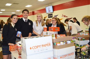 Worcester Prep’s Student Body Collects Food Donations