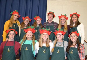 Upper School Students At Worcester Prep Work As Servers At Annual Christmas Bazaar