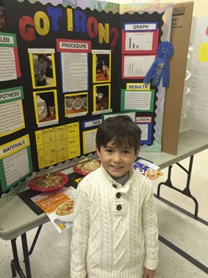 Colin Dang, Second Grader At Showell Elementary, Wins First-Place At Worcester County Science Fair
