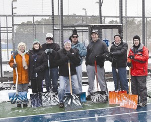 Ocean Pines Platform Tennis Players Dig Out From Last Winter Storm And Are Getting Ready For Spring Season