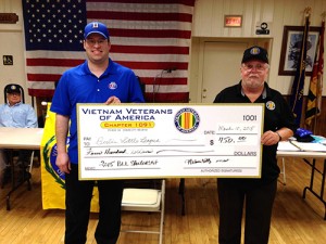 Vietnam Veterans Of America Donate $450 To Berlin Little League