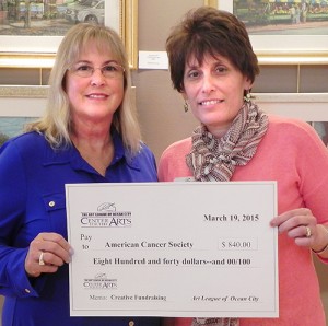 OC Center For The Arts Donates $840 From Painting And Pottery Fundraisers To The American Cancer Society