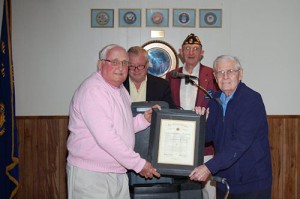 Edward Cropper Recognized For 60 Years Of Services To The American Legion