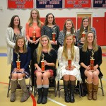 The Worcester Prep girls’ winter sports awards were also handed out last week. Pictured above, seated are Olivia Bescak, Sarah Savage, Jordie Loomis, and Molly Soule. Pictured standing are Sophie Brennan, Lauren Dykes, Rachel Berry, Hannah Arrington and Caroline Pasquariello.