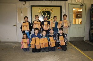Cub Scout Troop 480 Builds Eastern Bluebird Nesting Boxes