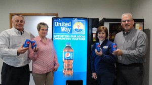 United Way Pepsi Machines Raise Over $1,910