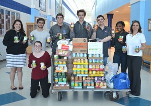 SD National Honor Society Collects Over 400 Pounds Of Canned Goods And Paper Products For Diakonia